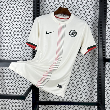 official Chelsea 25/26 Away White Football Jersey  designed by Nike