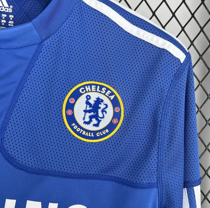 official Chelsea 09/10 Home Retro Long Sleeve Blue Football Jersey designed by Adidas