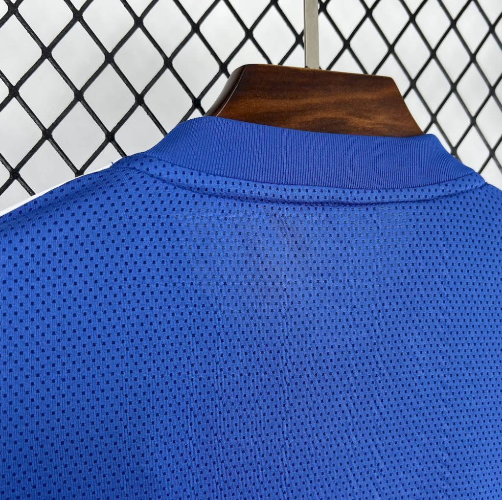 official Chelsea 09/10 Home Retro Long Sleeve Blue Football Jersey designed by Adidas