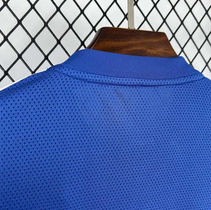 official Chelsea 09/10 Home Retro Long Sleeve Blue Football Jersey designed by Adidas