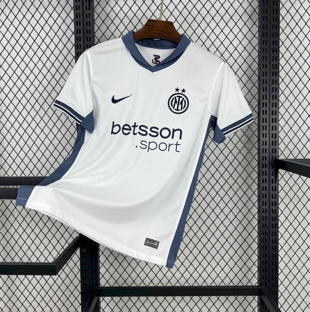 Inter Milan 24/25 Away  White Football Jersey