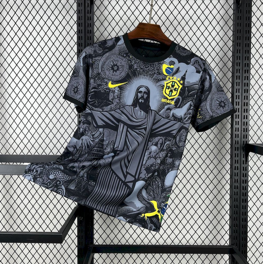 Brazil Special Edition Christ the Redeemer Football Jersey designed by Nike
