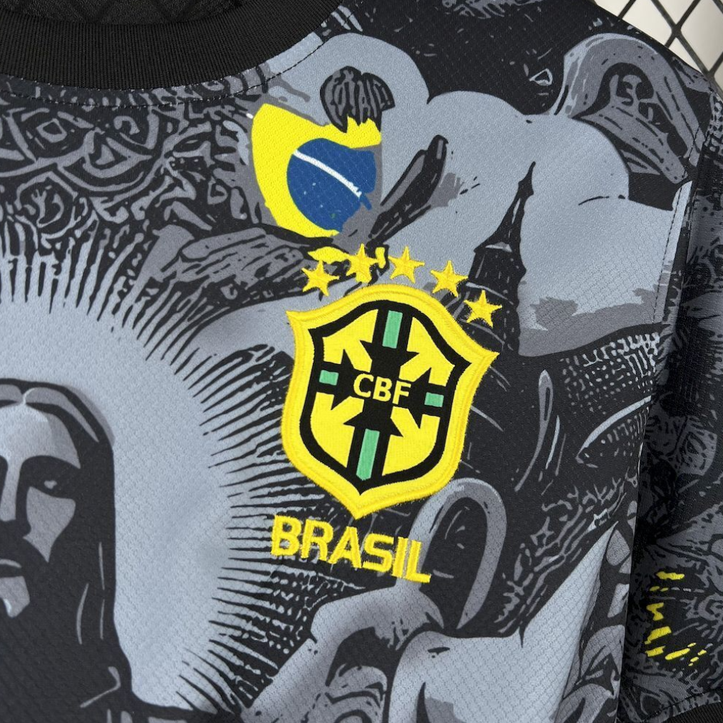 Brazil Special Edition Christ the Redeemer Football Jersey designed by Nike