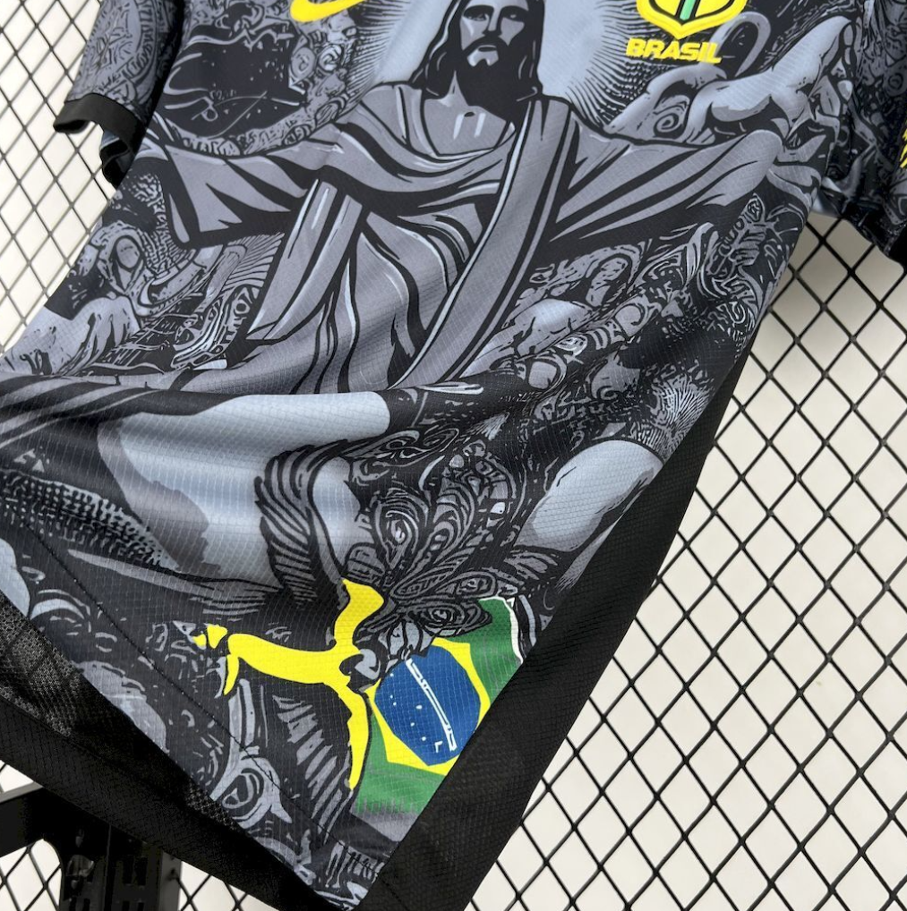 Brazil Special Edition Christ the Redeemer Football Jersey designed by Nike