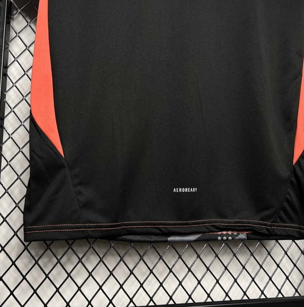 Spain 2024/25 Euro Goalkeeper Jersey in Black. Designed by adidas