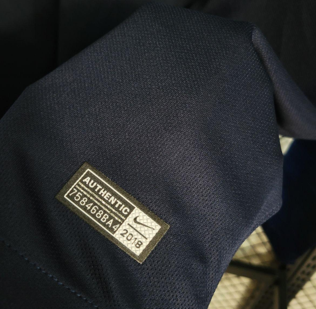 France 2018 Home Blue Football Jersey designed by Nike