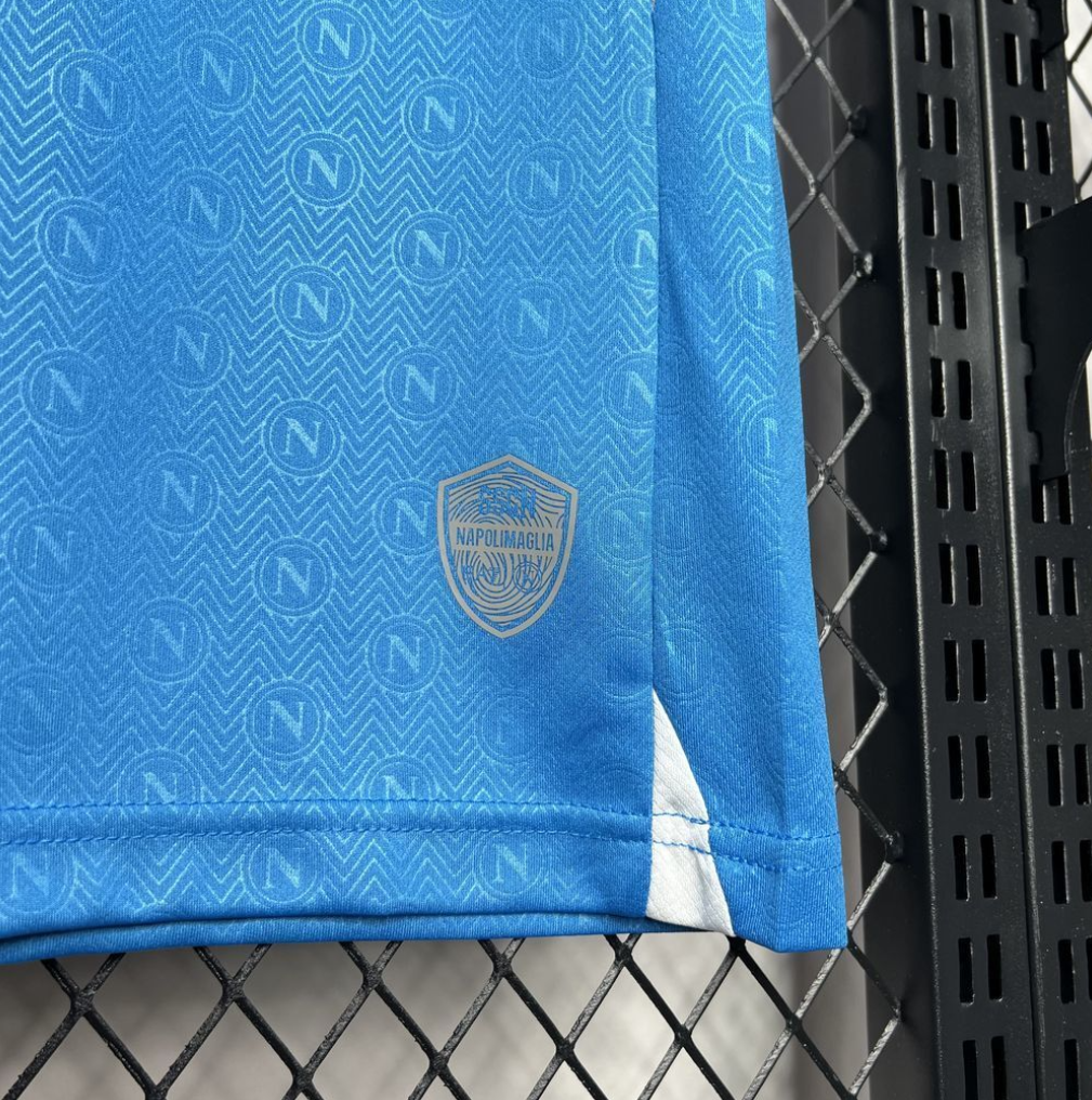 Napoli 2024/25 Home Blue Football Jersey by EA7