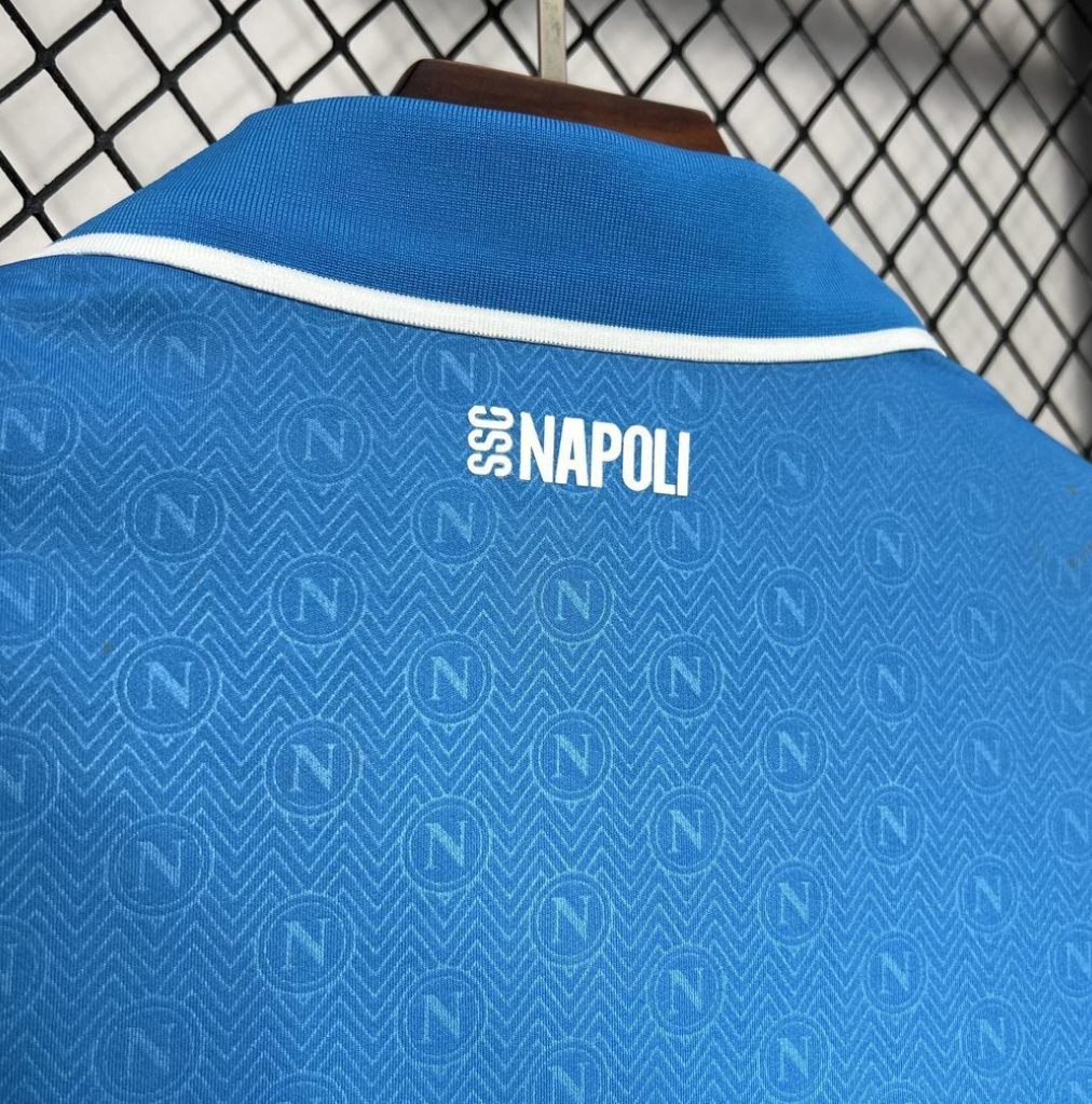 Napoli 2024/25 Home Blue Football Jersey by EA7