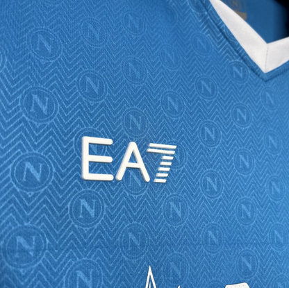 Napoli 2024/25 Home Blue Football Jersey by EA7