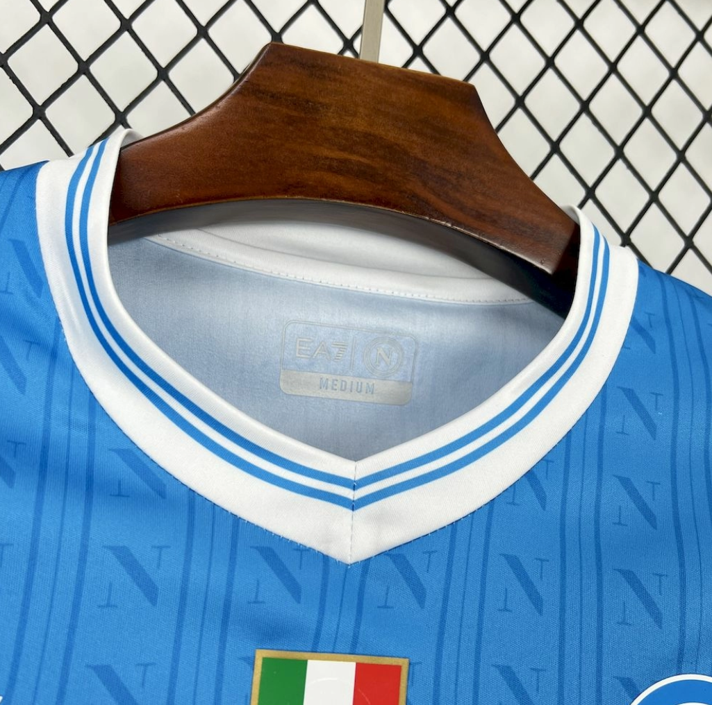 SSC Napoli 2025/26 Home Blue Football Jersey by EA7