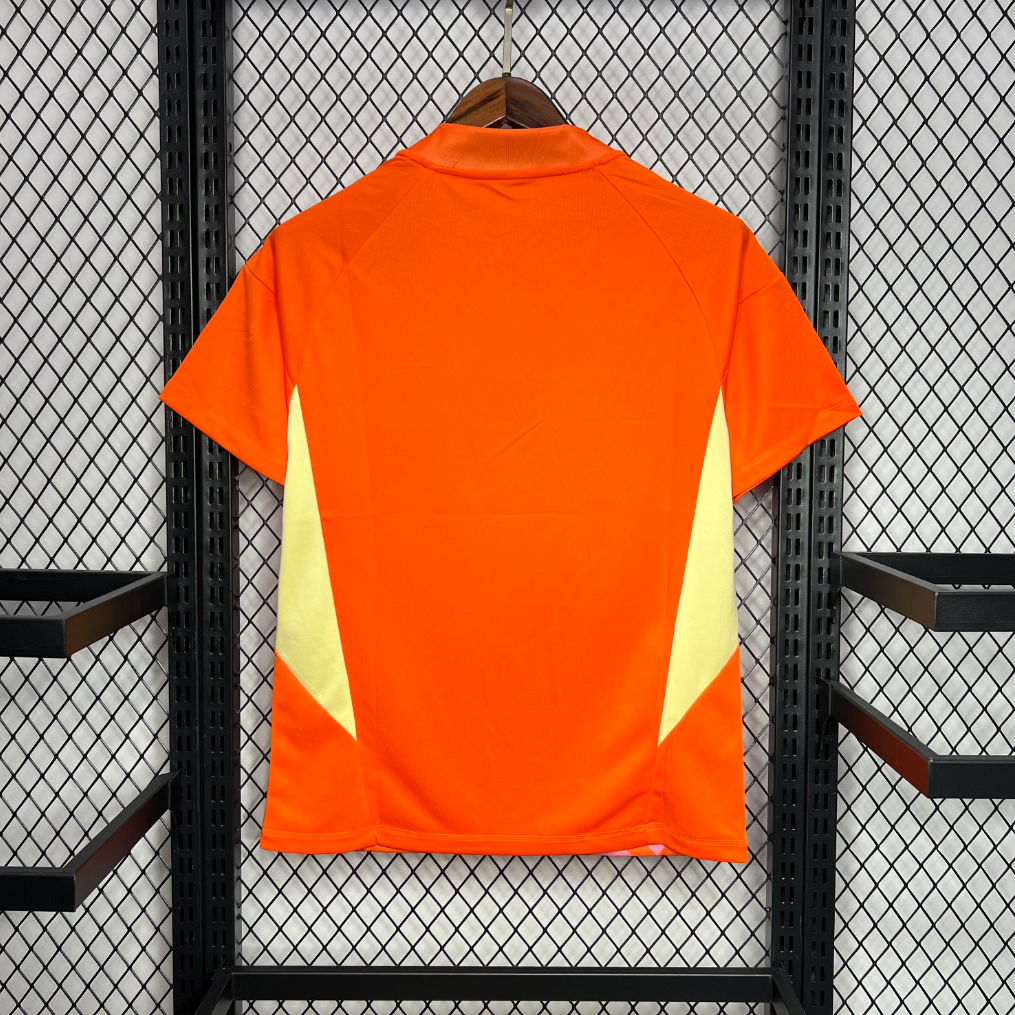 official Adidas Italy 2024 Goalkeeper orange football Jersey