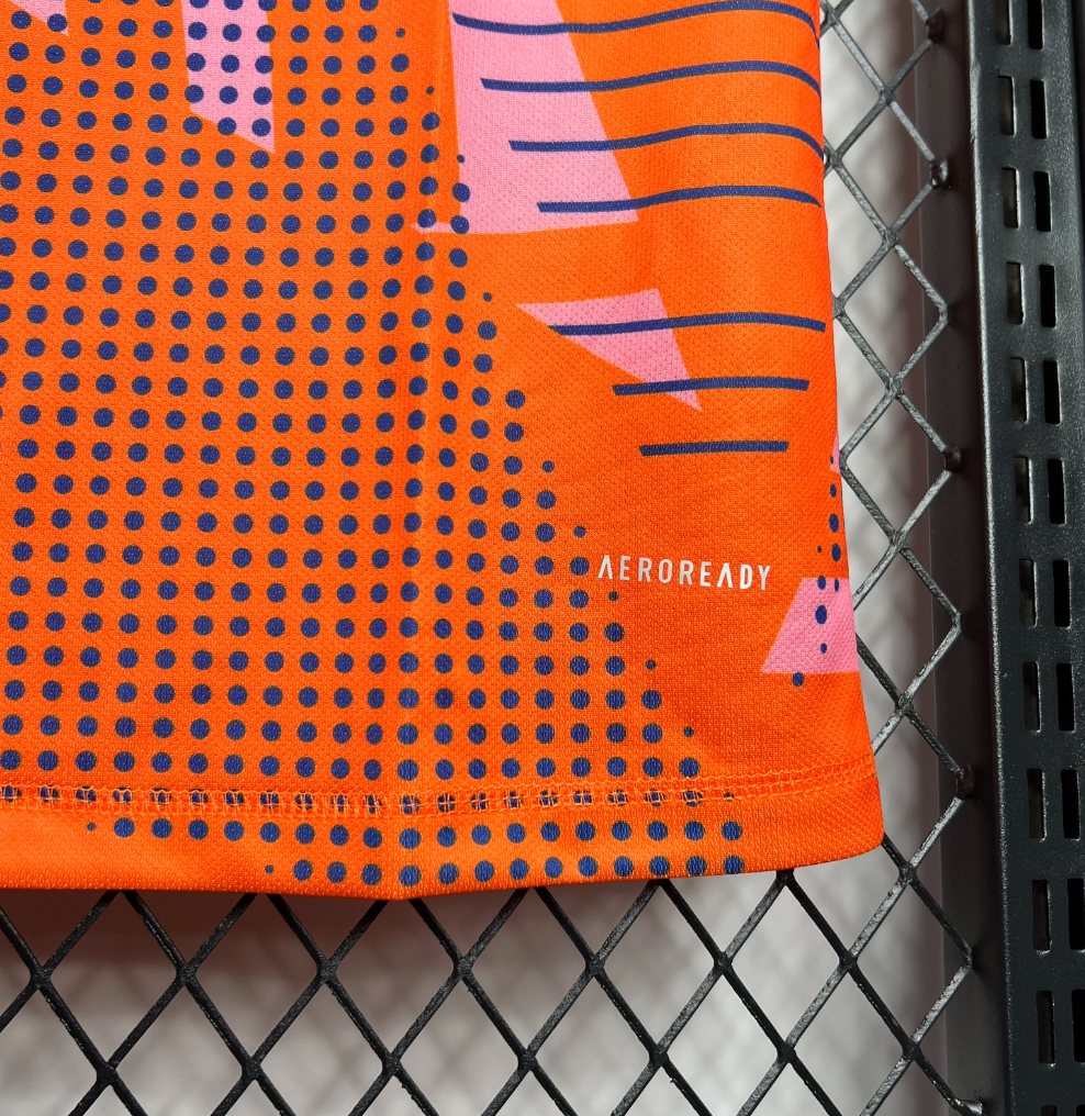 official Adidas Italy 2024 Goalkeeper orange football Jersey