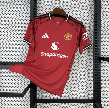 official Adidas Manchester United 2025/26 Home red football Jersey by Adidas