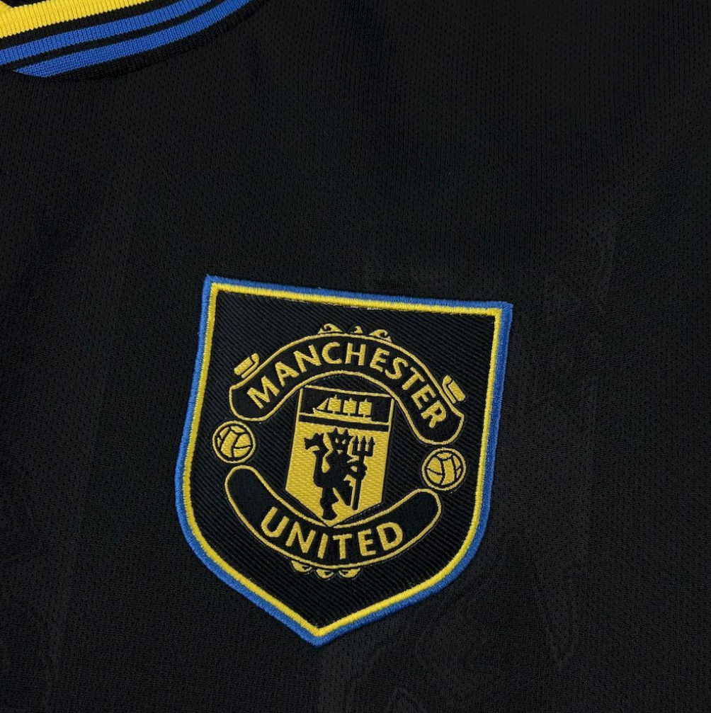 official Manchester United 25/26 Third black football Jersey by Adidas