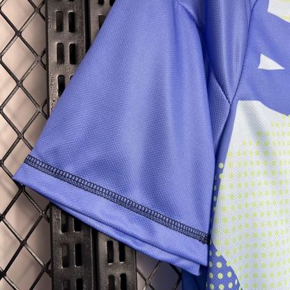 official Manchester United 24/25 Short Sleeve Goalkeeper Blue Football Jersey by Adidas