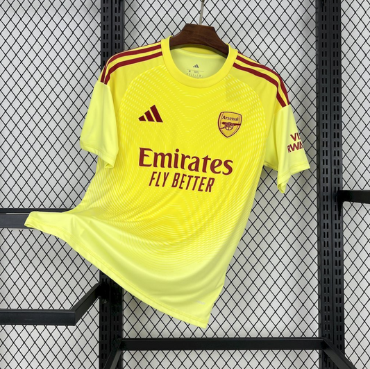 official Adidas Arsenal 25/26 Goalkeeper yellow football Jersey