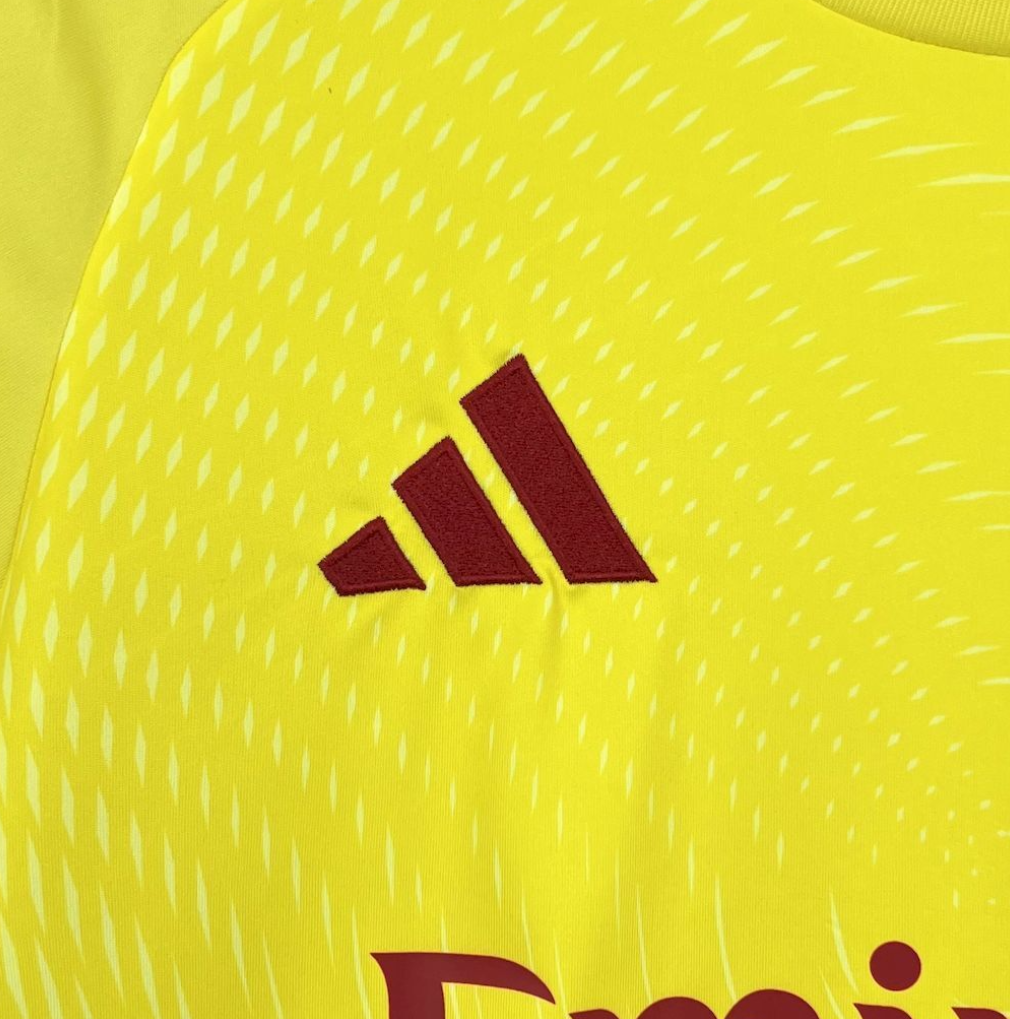 official Adidas Arsenal 25/26 Goalkeeper yellow football Jersey