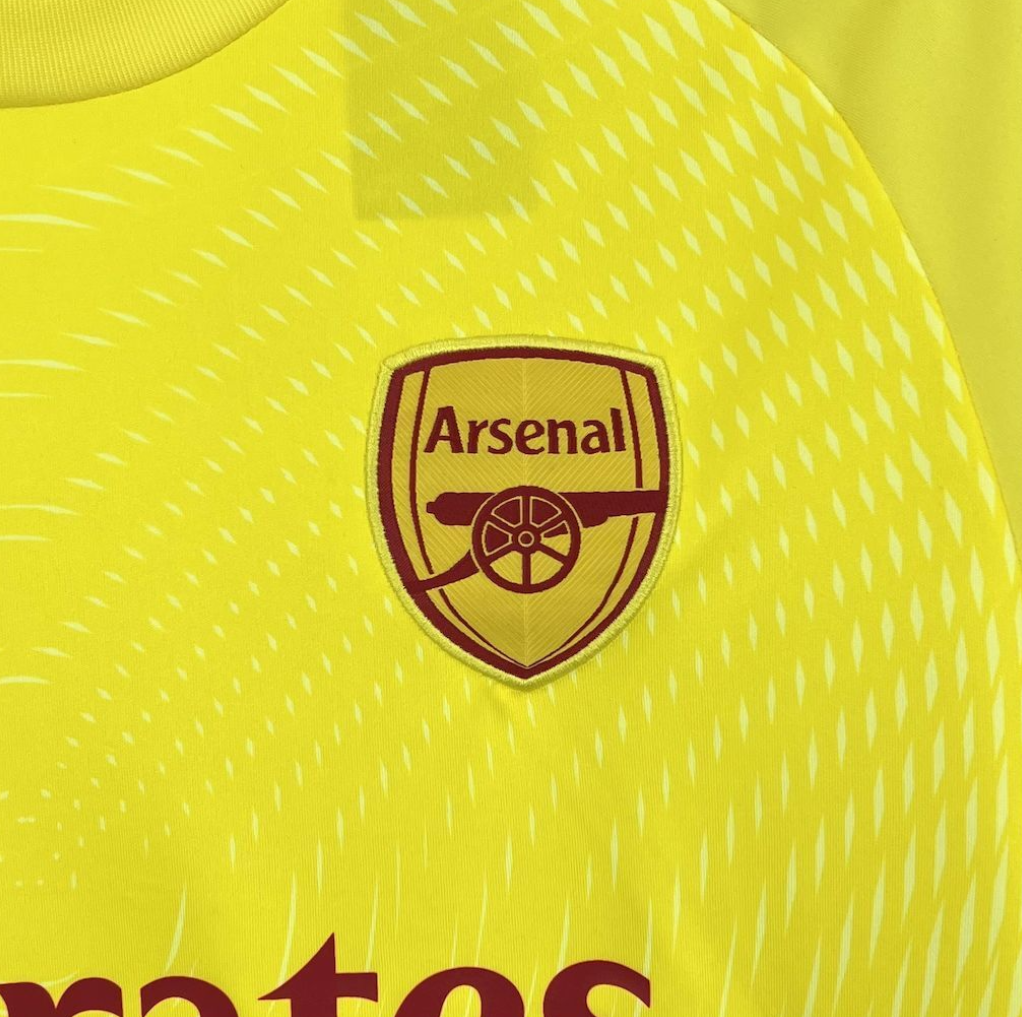 official Adidas Arsenal 25/26 Goalkeeper yellow football Jersey