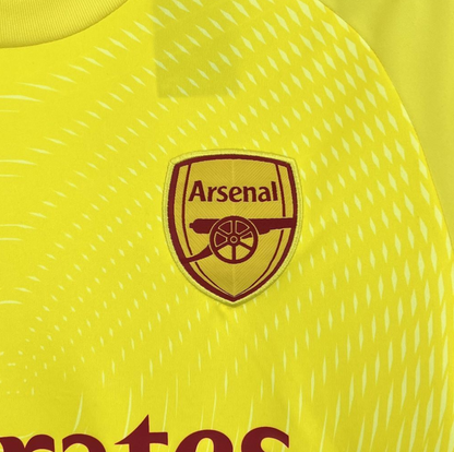 official Adidas Arsenal 25/26 Goalkeeper yellow football Jersey