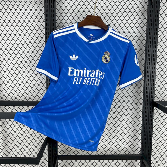 Real Madrid 25/26 Third Jersey – The Bernabéu's Blue