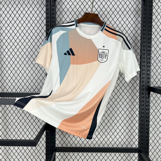 Spain 2025/26 Away White Football Jersey