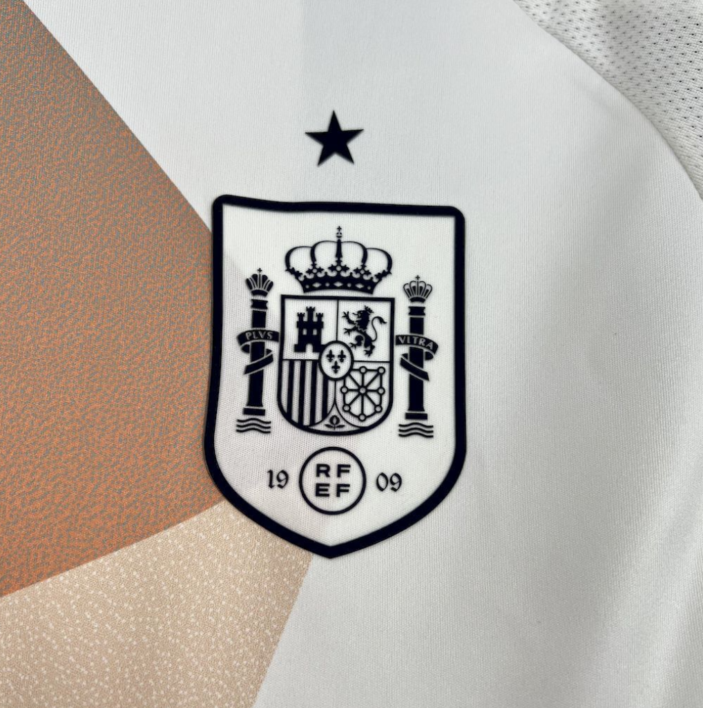Spain 2025/26 Away White Football Jersey