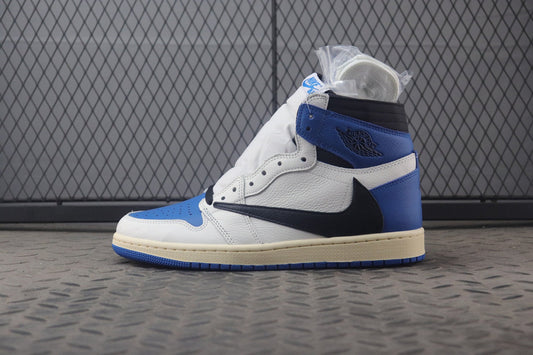Travis Scott x fragment design x Air Jordan 1 High OG "Military Blue"