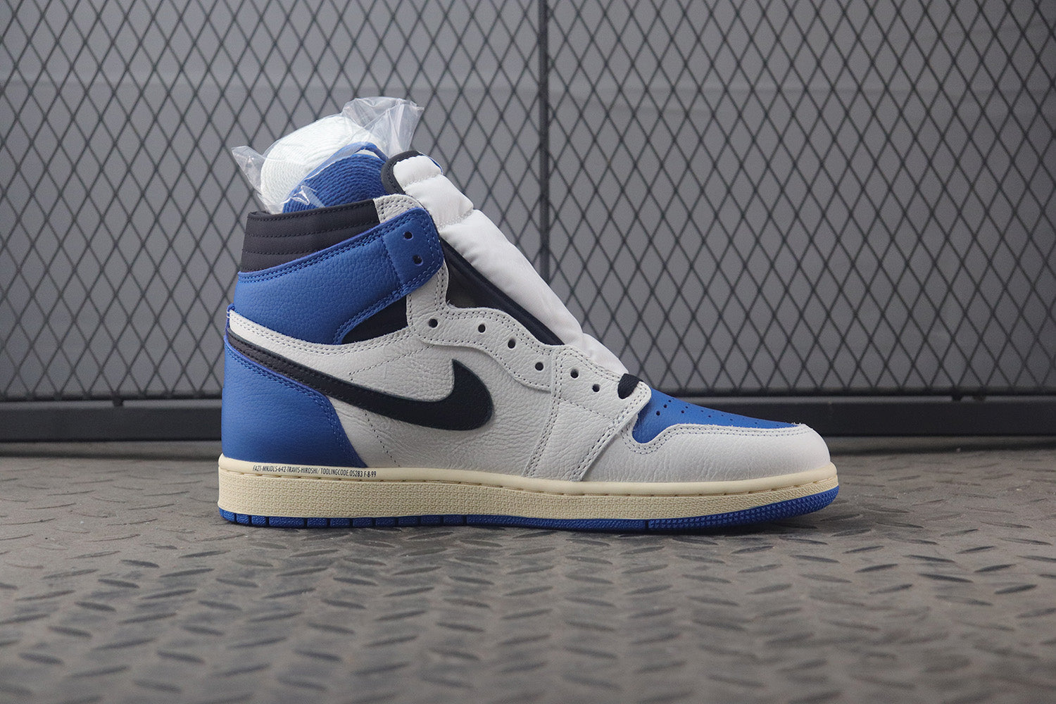 Travis Scott x fragment design x Air Jordan 1 High OG "Military Blue"