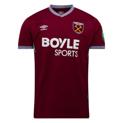 Umbro West Ham United 2025/26 Home Red Shirt