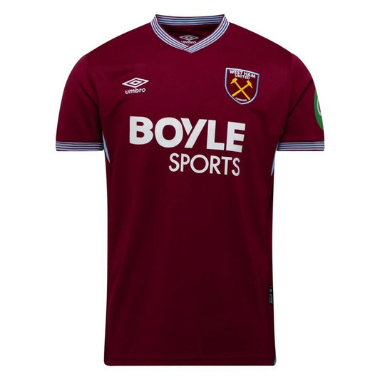 Umbro West Ham United 2025/26 Home Red Shirt