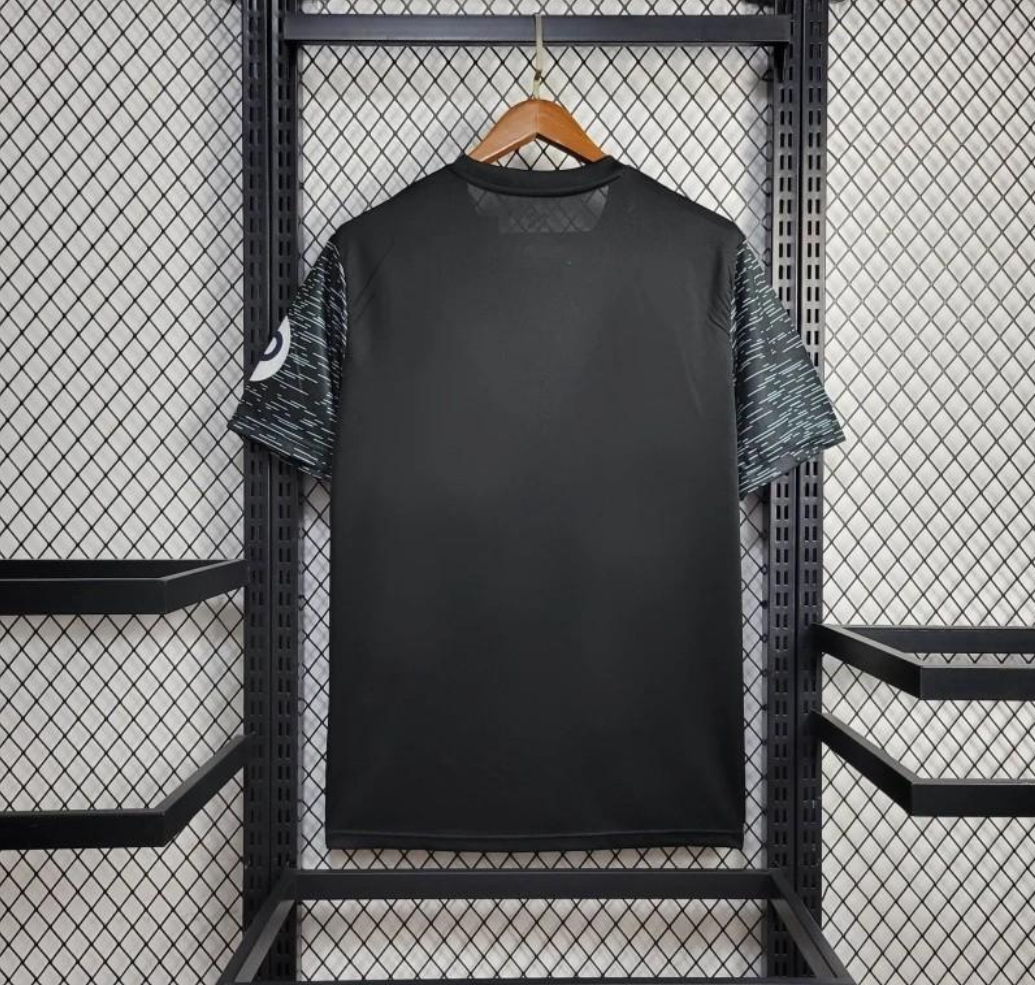 back view of the West Ham United 2024/2025 Away Black Jersey