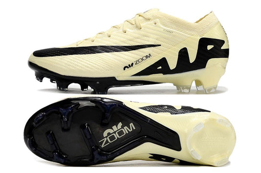 nike air zoom mercurial vapor 15 elite fg beige/black