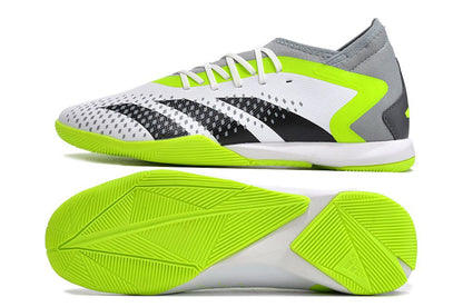 adidas predator accuracy elite futsal in white/green/black
