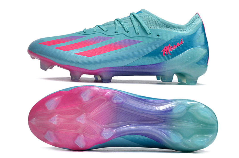 adidas x crazyfast elite fg in blue/pink