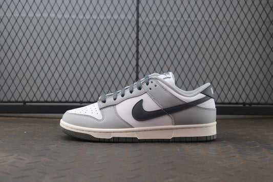 Nike dunk low light smoke grey, all sizes available.