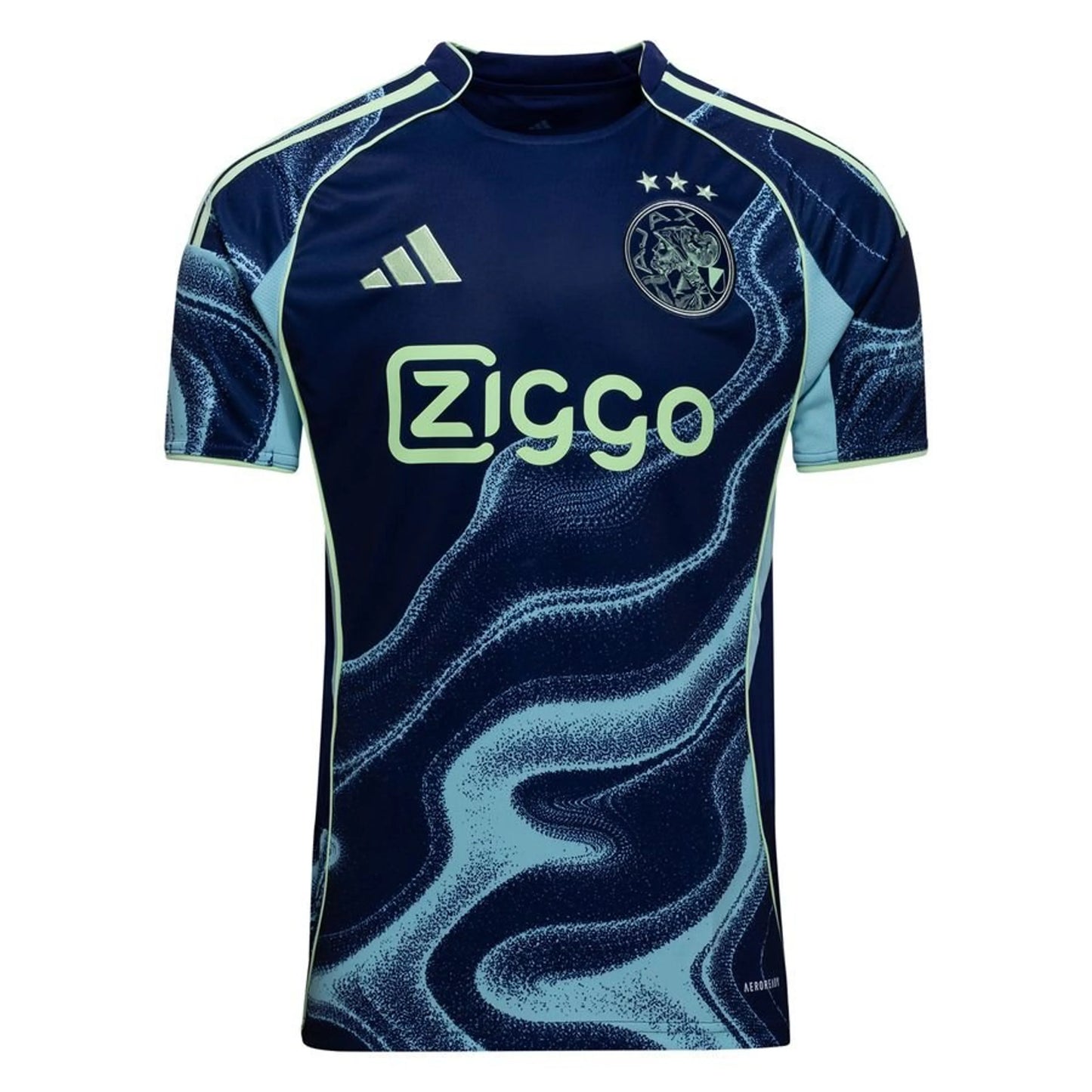 adidas Ajax 2025/26 Away Blue Shirt