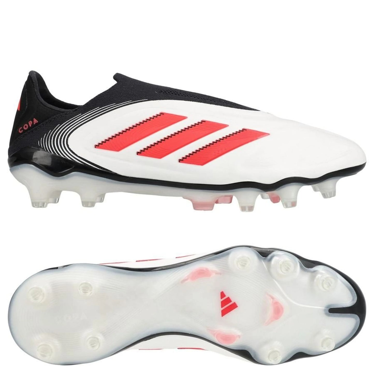 adidas Copa Pure Elite III Laceless FG "Pure Victory" pack in White/Red/Black colorway