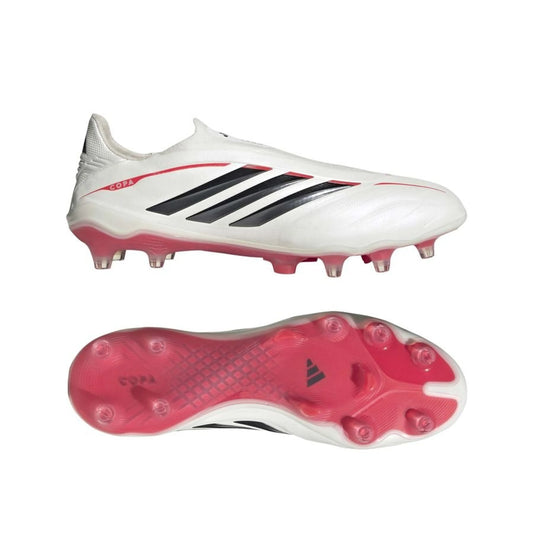 adidas Copa Pure Elite IV Laceless FG Born For Goals in White/Black/Red colorway