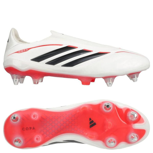 adidas Copa Pure IV Elite Laceless SG in Footwear White / Metallic / Black / Red (Born For Goals Pack)