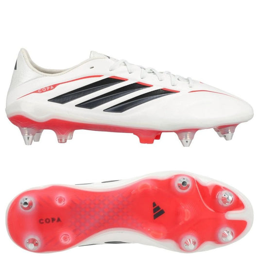 adidas Copa Pure IV Elite SG in Footwear White / Zero Metallic / Core Black / Lucid Red (Born For Goals Pack)