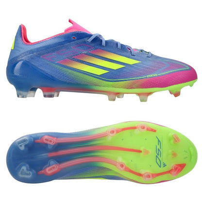 adidas F50 Elite FG "Celestial Victory" Pack in a Blue/Yellow/Pink colorway