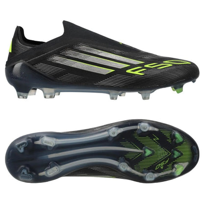 adidas F50 Elite FG Laceless Electric Stealth pack in Black/Lemon colorway