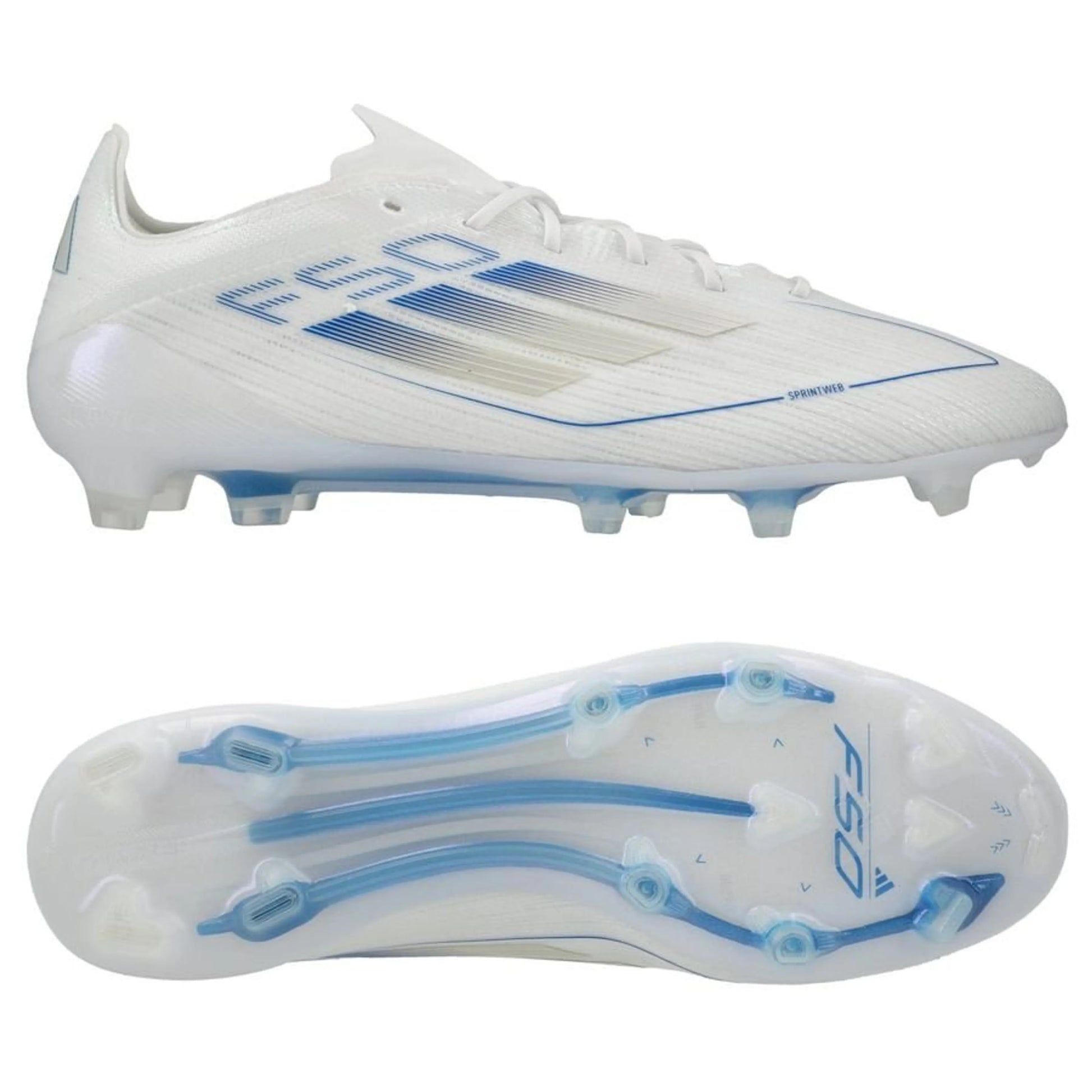 adidas F50 Elite FG "Polar Victory Pack" in a White/Blue colorway