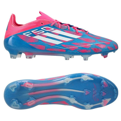 adidas F50 Elite FG "Reemergence" pack in Blue/White/Pink colorway