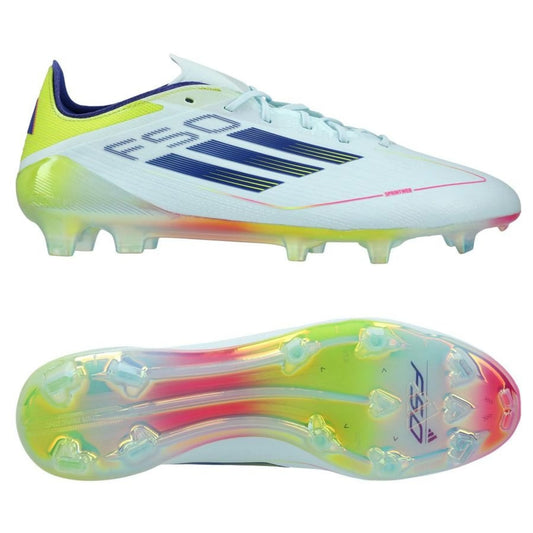 adidas F50 Elite FG "Stellar Icon" Pack in a Blue/Yellow/Red colorway