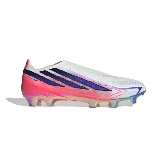 adidas F50 Hyperfast Elite Laceless FG in White/Pink from the Chaos vs Control Pack