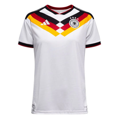 adidas Germany Women's Home Shirt World Cup 2026 - White/Black/Red/Yellow