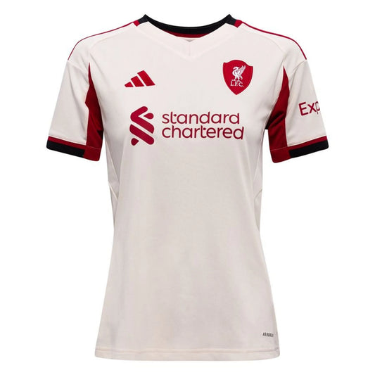 adidas Liverpool Away Shirt 2025/26 Women - White/Black/Red