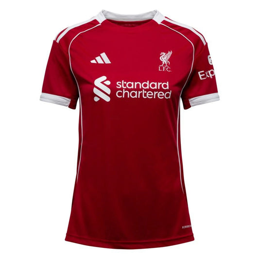 adidas Liverpool Home Shirt 2025/26 Women - Red/White