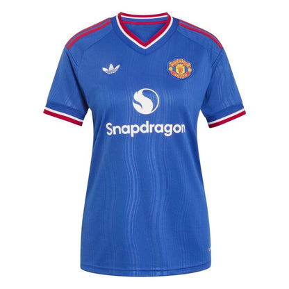 adidas Manchester United Womens Away Shirt 2026/27 Royal Blue/White/Active Red
